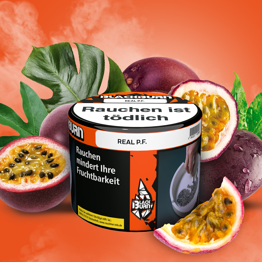 Blackburn Darkblend Shisha Tabak Real Passionsfruit 200g