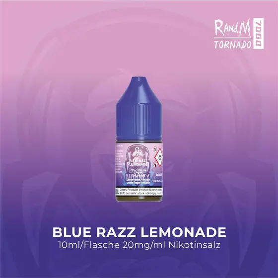 Randm Tornado Blue Razz Lemonade Nic Salt Liquid 10ml 20mg Randm Tornado Blue Razz Lemonade Nic Salt Liquid 10ml 20mg