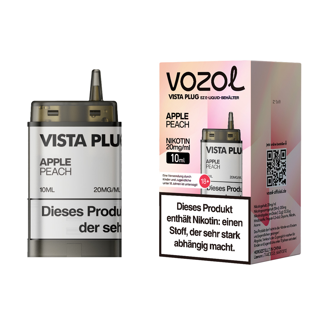 Vozol - Vista Plug EZ Pod - Apple Peach 10ml