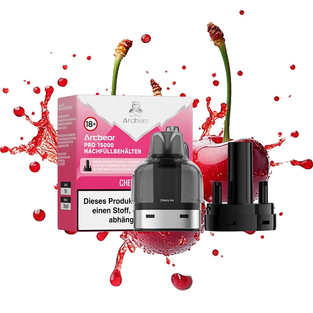Arcbear - Pro 15000 Pod - Cherry Ice 10ml Arcbear - Pro 15000 Pod - Cherry Ice 10ml