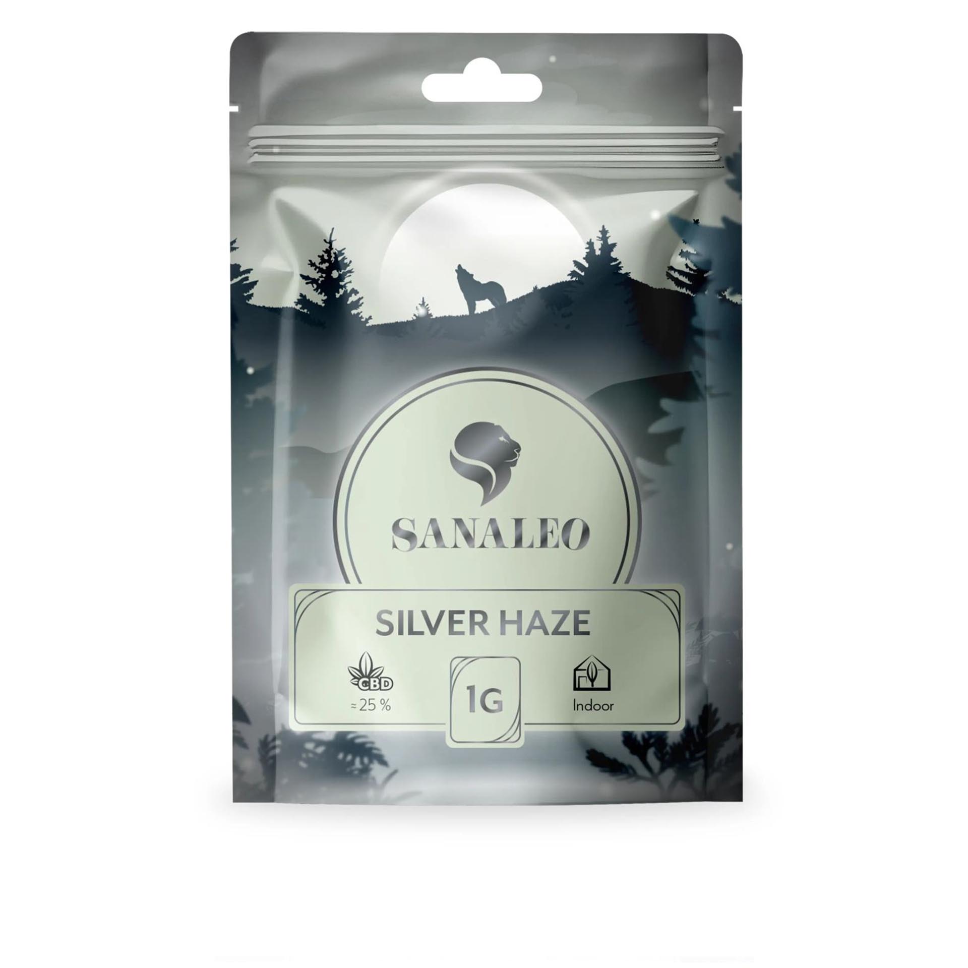 Sanaleo CBD Blüte Silver Haze 1g Sanaleo CBD Blüte Silver Haze 1g