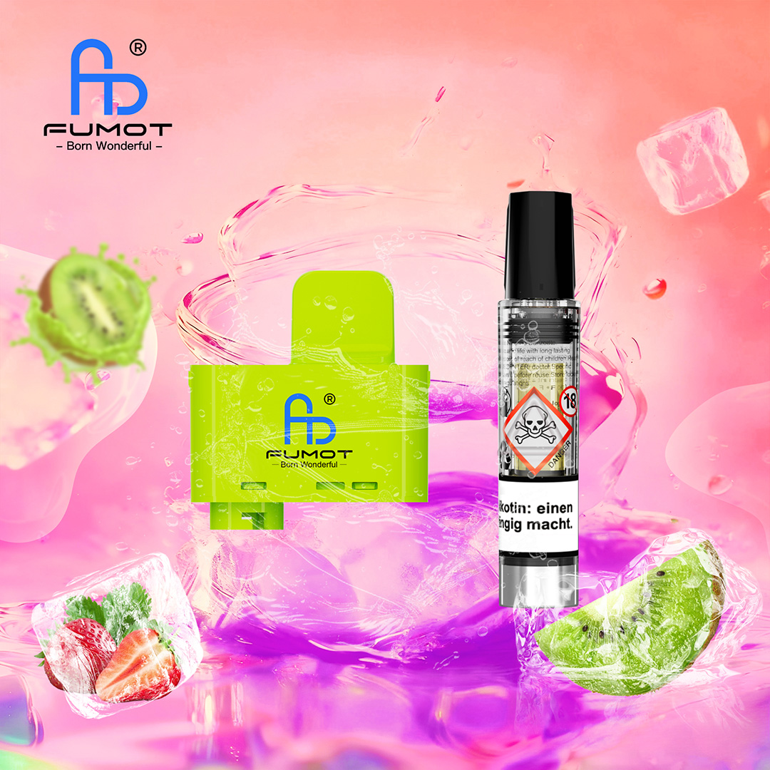 RandM Tornado Big Puff Pod Strawberry Kiwi 10ml RandM Tornado Big Puff Pod Strawberry Kiwi 10ml