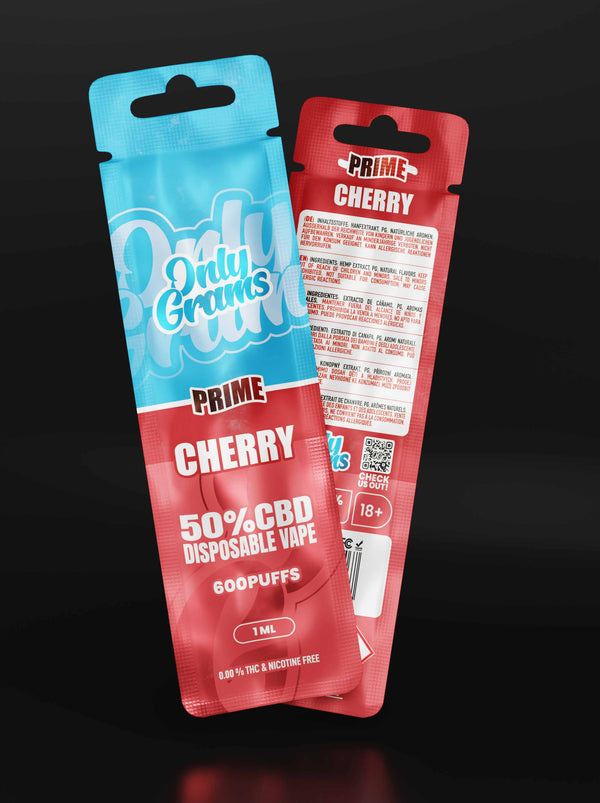 Only Grams CBD Vape - Cherry 1ml