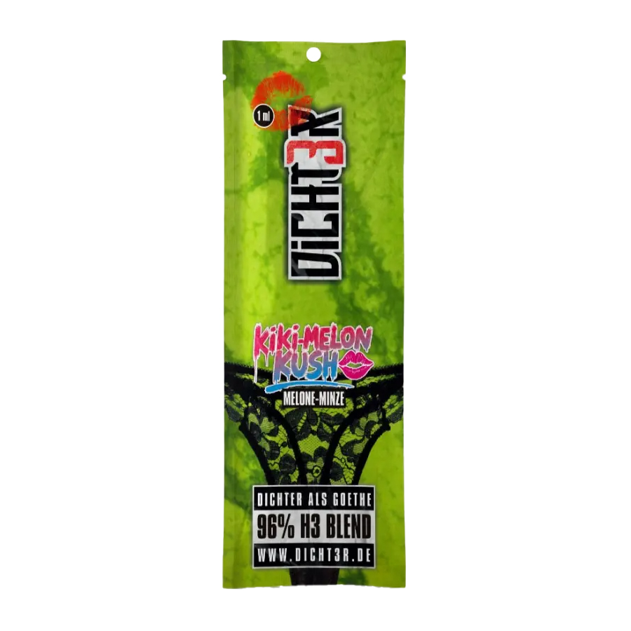Dicht3r H3 Superior Blend Vape Kiki Melon Kush 1ml Dichter H3 Superior Blend Vape Kiki Melon Kush 1ml