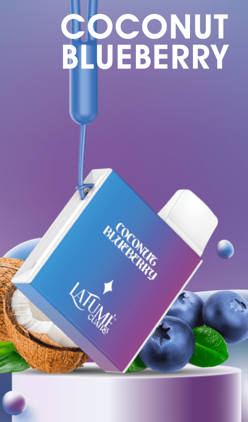 La Fumé Cuatro - Coconut Blueberry 2% Nikotin 600 Züge
