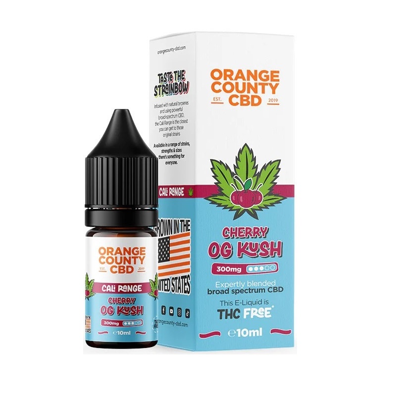 Orange County - Cherry OG Kush CBD Liquid 10ml | 300mg