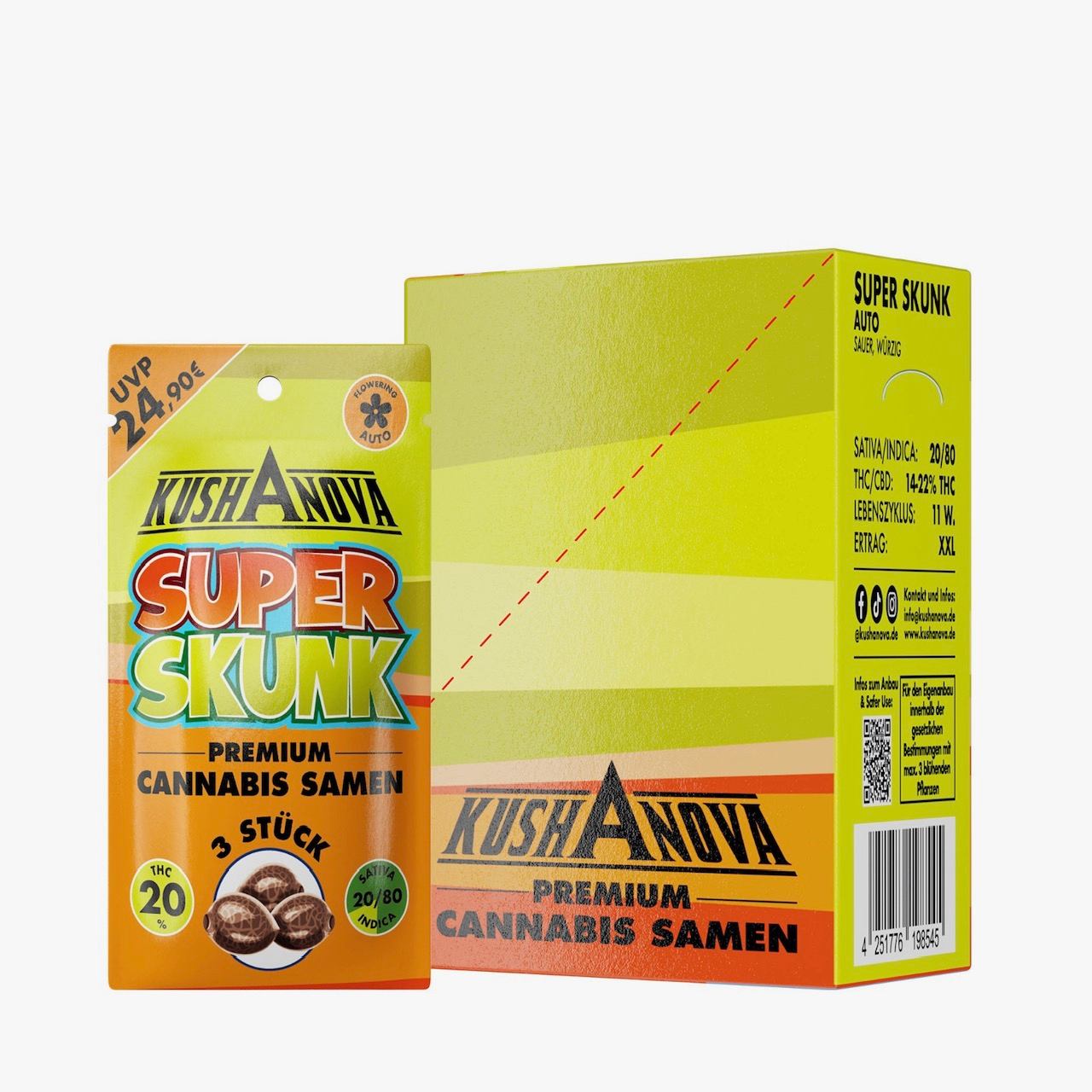 Kushanova Cannabissamen Super Skunk Kushanova Cannabissamen Super Skunk