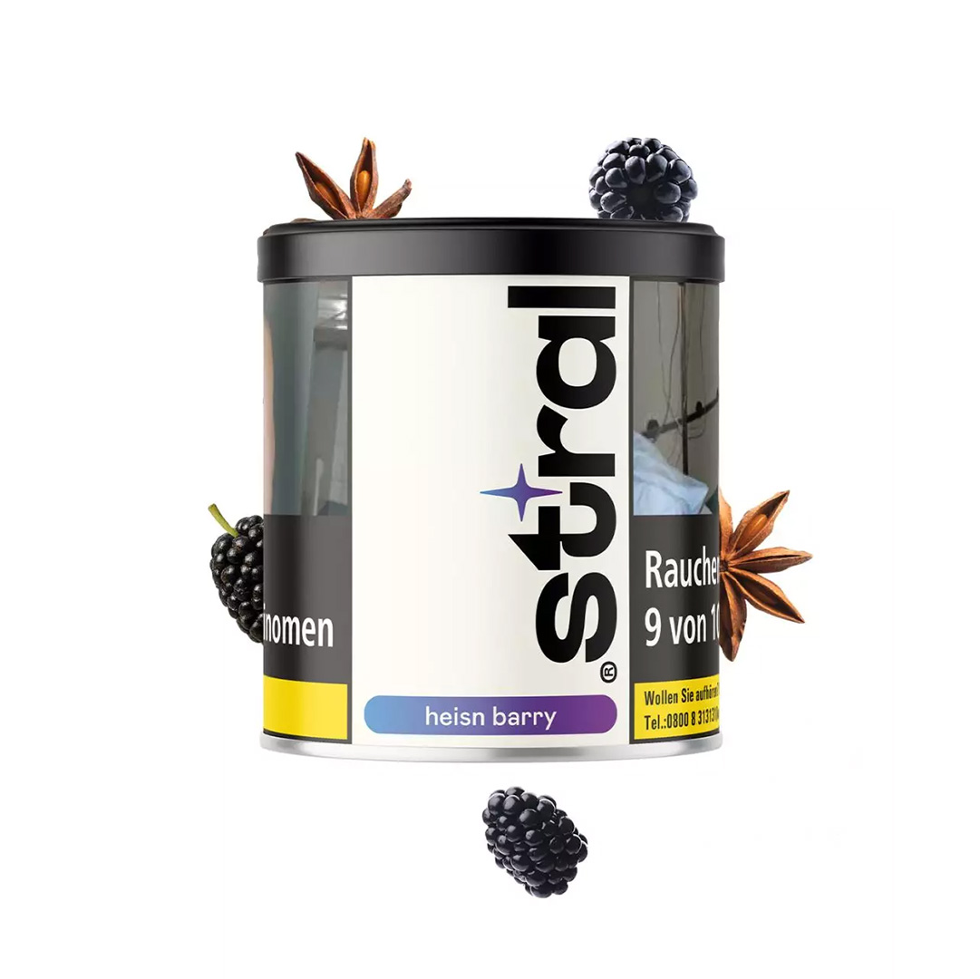 Stral Virginia Shisha Tabak Heisn Barry 200g Stral Virginia Shisha Tabak Heisen Berry 200g