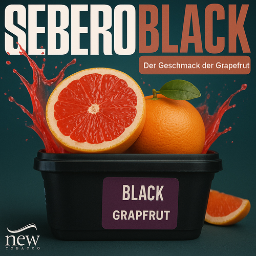 Sebero Black Shisha Tabak Grapefruit 200g Sebero Black Shisha Tabak Grap Frut 200g