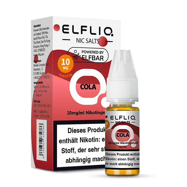 Elfbar Elfliq Cola 10mg 10ml Elfbar Elfliq Cola 10mg 10ml