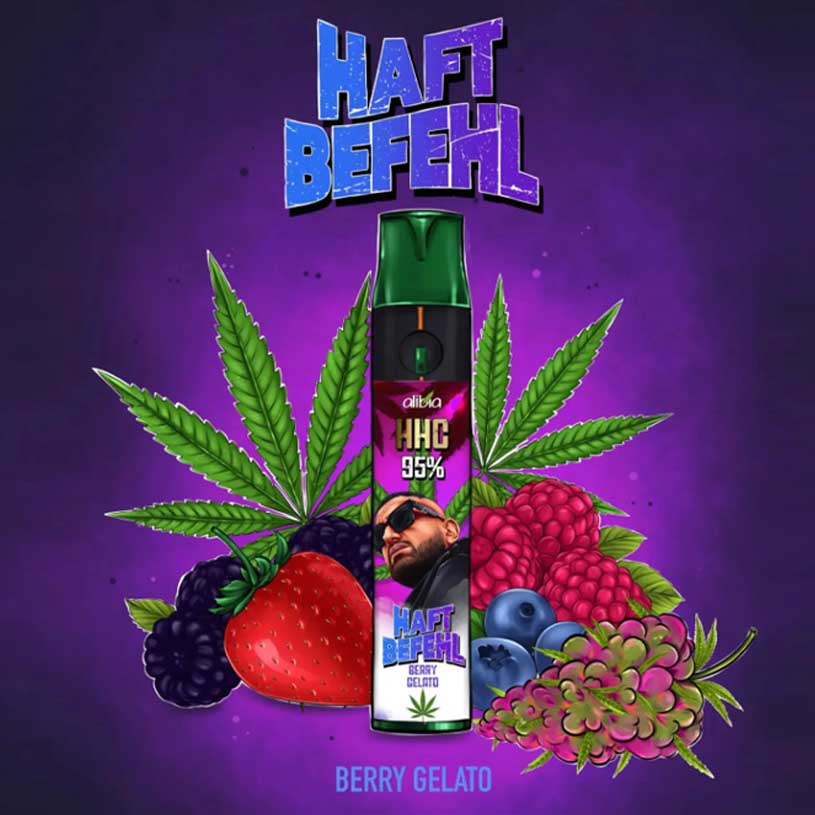 Haftbefehl HHC Vape - Berry Gelato 0,5ml