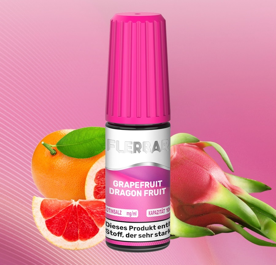 Flerbar - Grapefruit Dragon Fruit Nikotinsalz Liquid 10ml | 20mg/ml