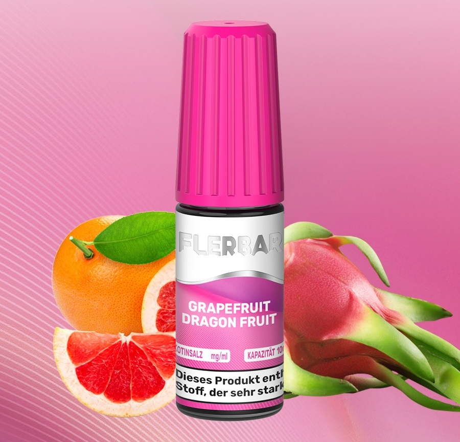 Flerbar Liquid Grapefruit Dragon Fruit 10ml 20mg Flerbar Liquid Grapefruit Dragon Fruit 10ml 20mg