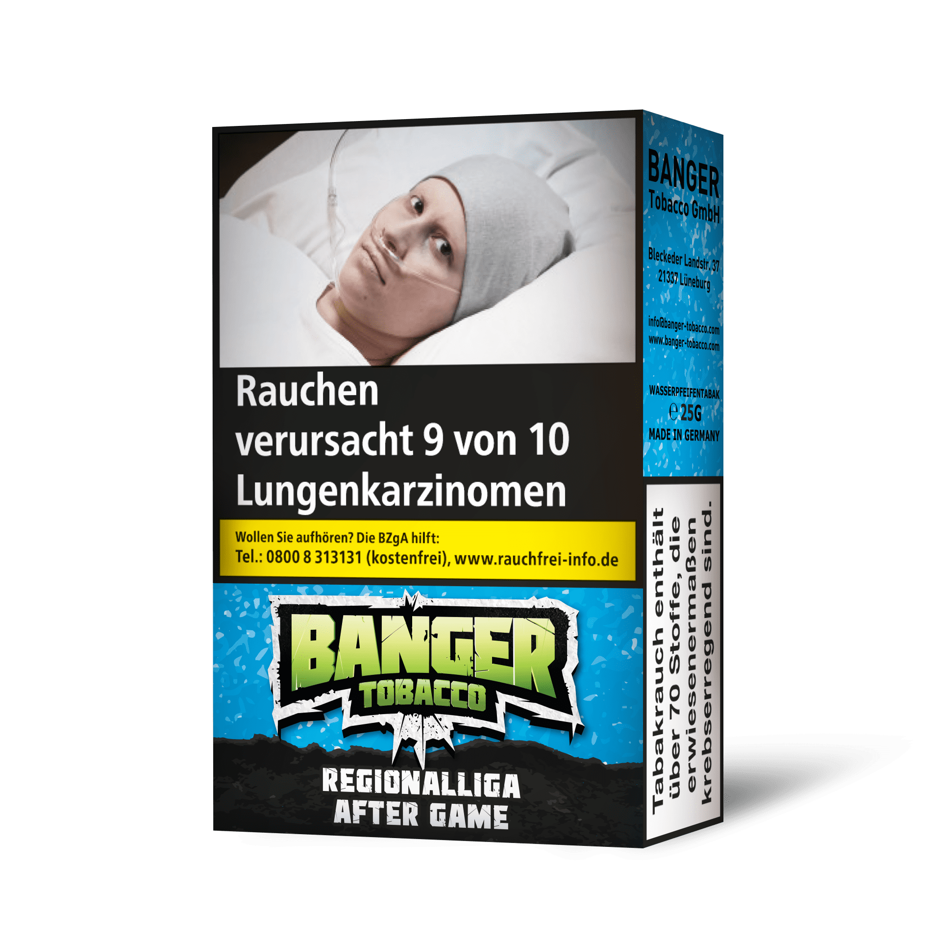 Banger_25g_regionalliga_aftergame Banger Shisha Tabak by Farid Bang Regionalliga After Game 25g