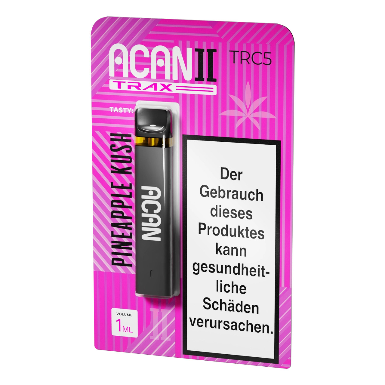 Acan Trax TRC5 Vape Einweg E-Zigarette Pineapple Kush- 1ml