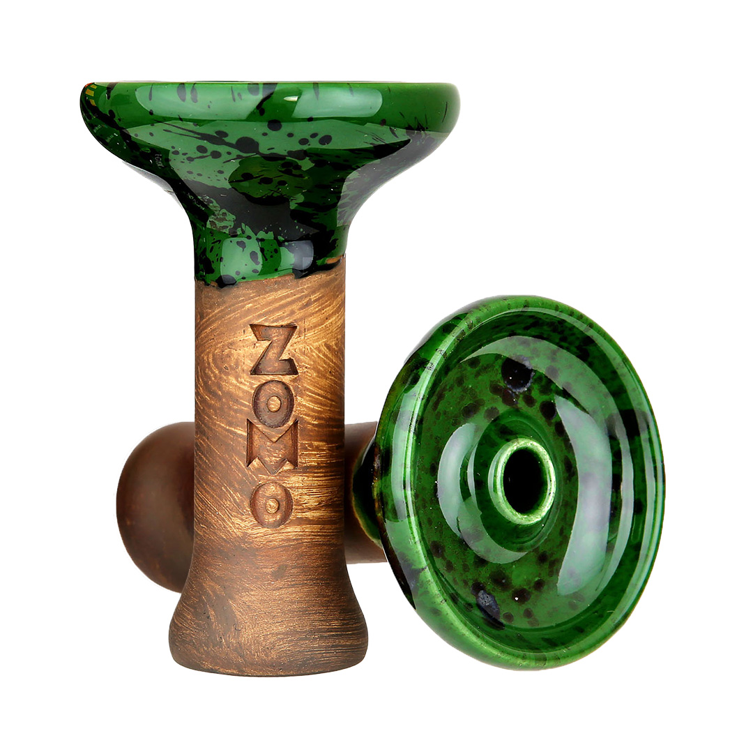 Oblako X Zomo Shisha Phunnel Kopf Glazed Green Dot Oblako X Zomo Shisha Phunnel Kopf Glazed Green Dot