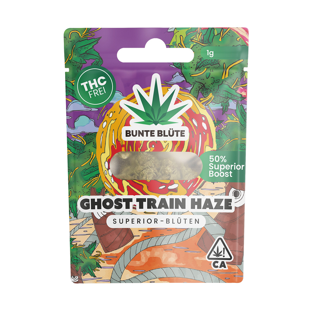 Bunte Blüte Superior Blend Blüte Ghost Train Haze 1g Bunte Blüte Superior Blend Blüte Ghost Train Haze 1g