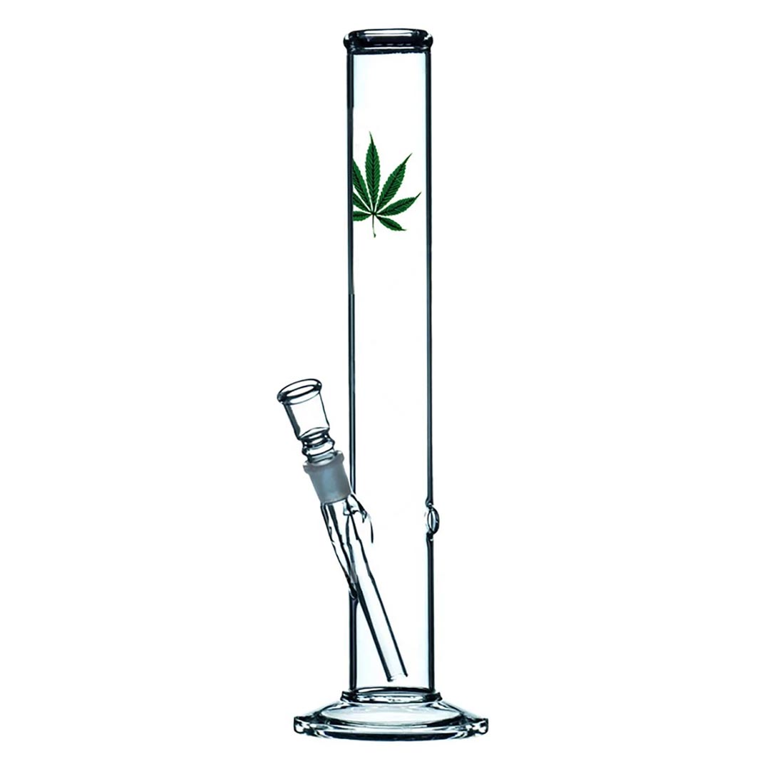 Atomic Glasbong Leaf Design - Straight 46cm